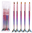 Brush Set | Mermaid Nail Art Design Brush (5in1) Online