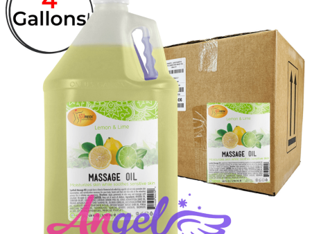 Spa Redi Massage Oil Lemon & Lime (Box 4gal) Hot on Sale