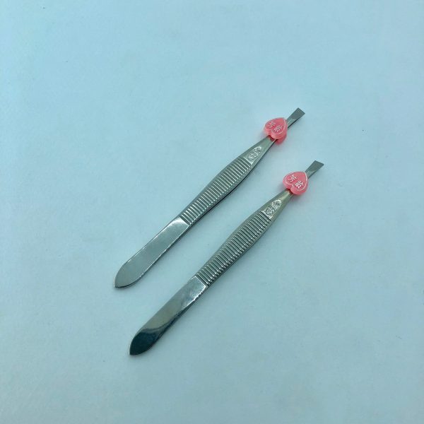 Pink heart Tweezer - Flat For Cheap