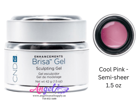 CND Brisa Gel Cool Pink Semi-Sheer Fashion