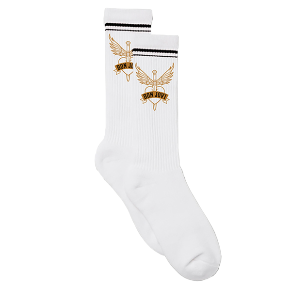 Heart & Dagger White Socks Cheap