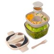 Bentgo Glass Prints All-in-One Salad Container Supply