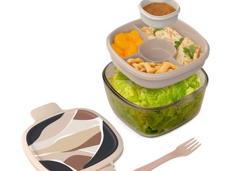 Bentgo Glass Prints All-in-One Salad Container Supply