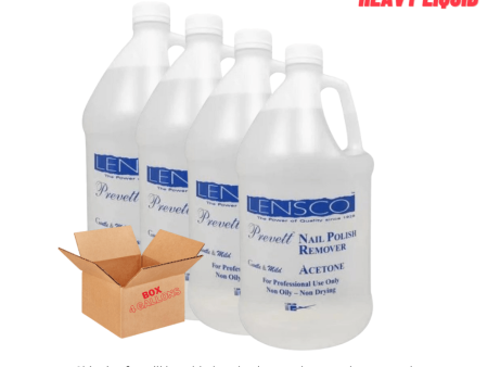 Lensco Non White Acetone (Box   4 gallons) Discount