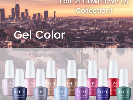 OPI Gel Colors - Downtown LA Collection 12 Colors | Fall 2021 Online now