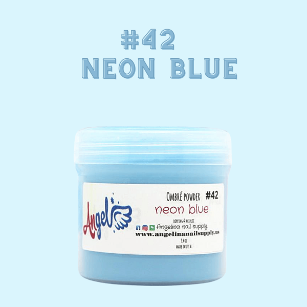 Angel Ombre Powder 42 Neon Blue For Cheap