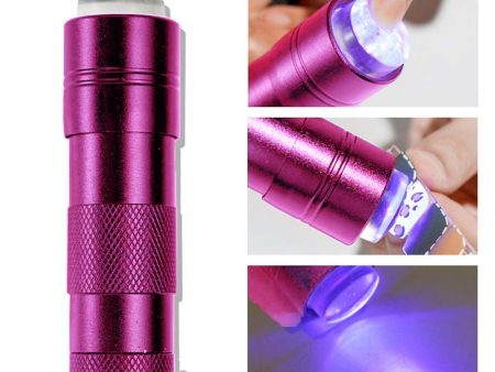 Flashlight LED UV with 3pcs Jelly Silicone Head Cheap