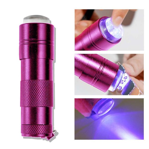 Flashlight LED UV with 3pcs Jelly Silicone Head Cheap