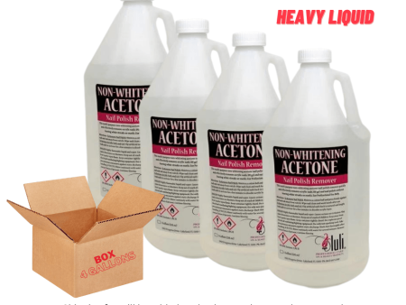 Luli Non Whitening Acetone (Box 4 Gallons) Supply