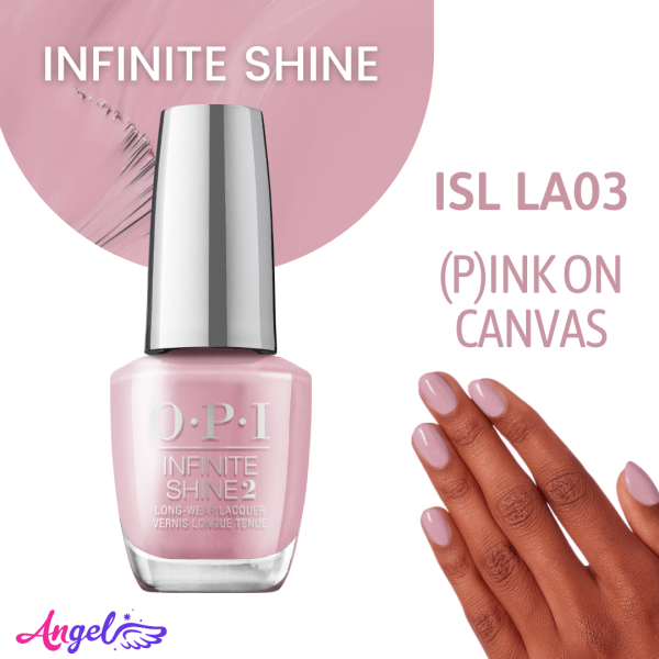 OPI Infinite Shine ISL LA03 (P)INK ON CANVAS on Sale