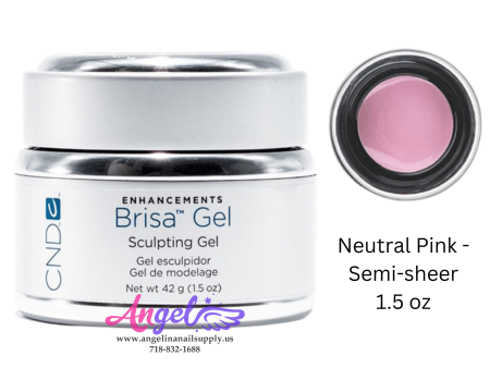 CND Brisa Gel Neutral Pink Semi-Sheer For Cheap