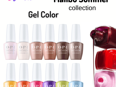 OPI Gel Colors - Malibu Collection 12 Colors | Summer 2021 on Sale