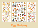 Sticker Thanksgiving Online Sale