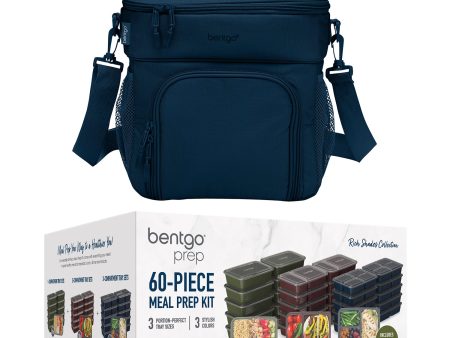 Bentgo Prep Deluxe Bag & 60-Piece Meal Prep Container Set Fashion