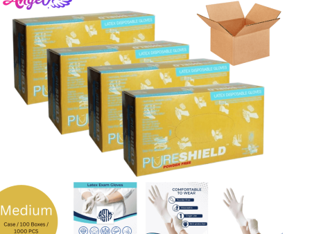 Gloves Pureshield (Medium - Case   10 boxes   1000 PCS) Hot on Sale