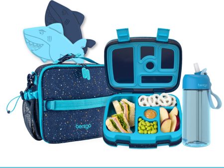 Bentgo Kids Prints Lunch 5-Piece Set with Ice Packs Hot on Sale