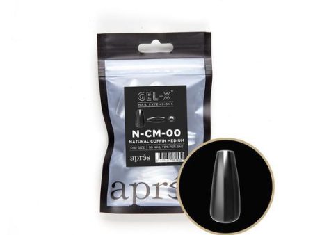 Aprés Refill Bags Natural Coffin Medium (50pcs pack) on Sale