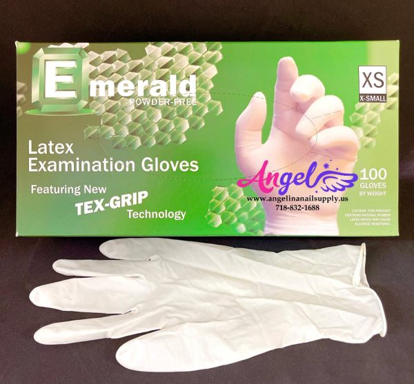 Emerald Latex Glove - Powder Free(X-Small - Case 10 boxes) For Discount