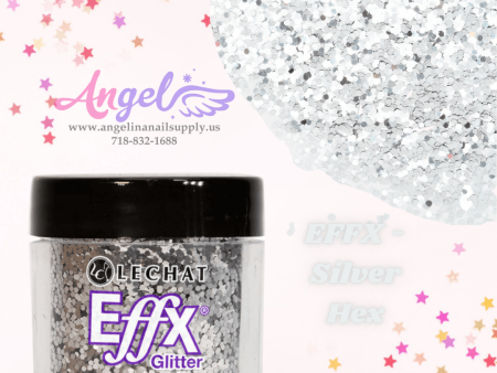 Lechat Glitter EFFX-22 Silver Hex For Sale