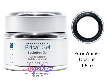 CND Brisa Gel Pure White Opaque For Cheap