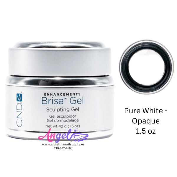 CND Brisa Gel Pure White Opaque For Cheap