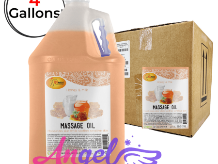 Spa Redi Massage Oil Milk & Honey (Box 4gal) on Sale