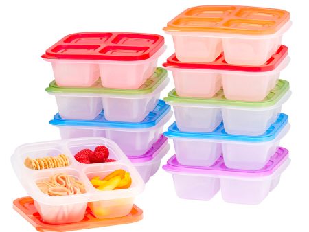 Bentgo Easyboxes 4-Compartment Snack Containers 20-Piece Set Supply