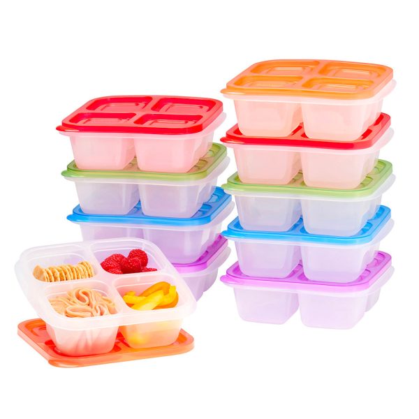 Bentgo Easyboxes 4-Compartment Snack Containers 20-Piece Set Supply