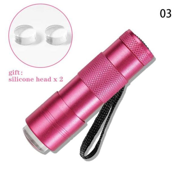 Flashlight LED UV with 3pcs Jelly Silicone Head Cheap