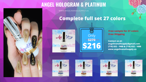 Angel Hologram & Platinum Full Set ( 27 colors ) Online now