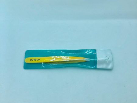 Stainless Tweezer - Pointy Regular Yellow Hot on Sale