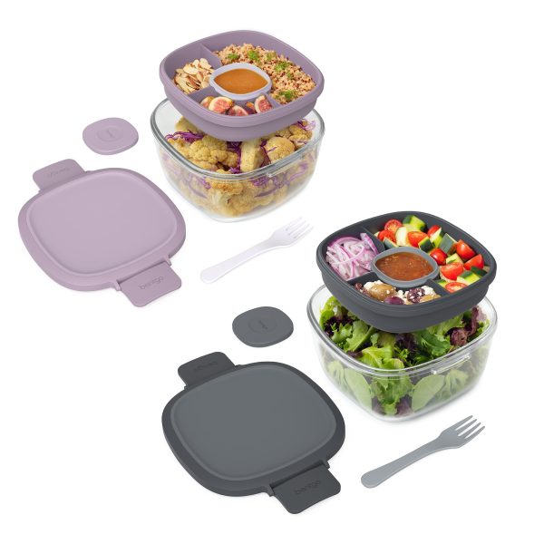 Bentgo Glass Salad Container (2-Pack) Hot on Sale