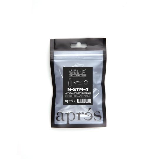 Aprés Refill Bags Natural Stiletto Medium (50pcs pack) For Discount