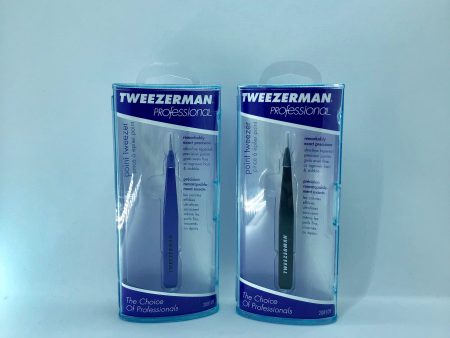 Tweezerman Professional - Pointy - Red or Purple or Black Online Hot Sale