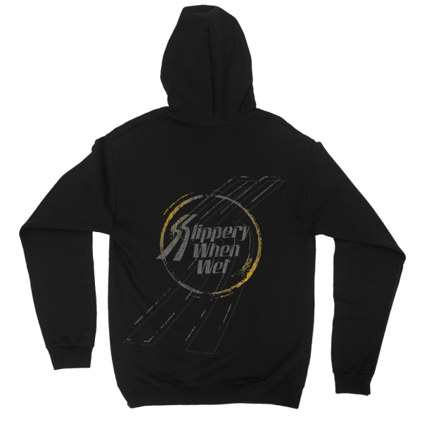 Slippery When Wet Stamped Hoodie For Sale