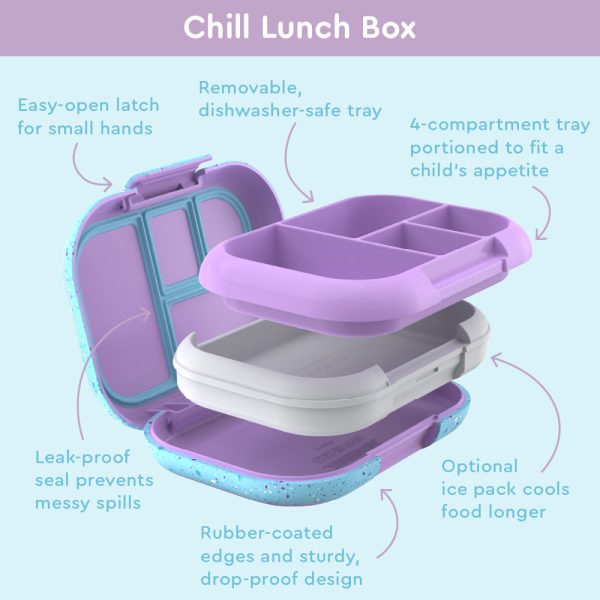 Bentgo Kids Chill Lunch Box & 2 Extra Trays with Lids For Cheap