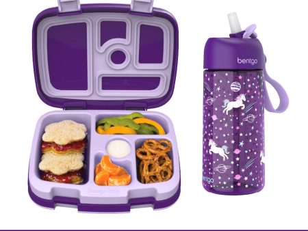 Bentgo Kids Prints Lunch Box & Water Bottle For Cheap