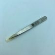 Mehaz Tweezer (silver) # 095-4  Stainless - straight on Sale