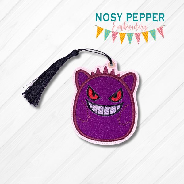 Purple Friend Applique bookmark machine embroidery file DIGITAL DOWNLOAD Online Hot Sale