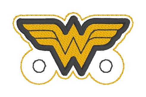 WW Shoe Charm embroidery design (3 versions included) DIGITAL DOWNLOAD Sale