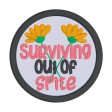 Surviving Out Of Spite patch (2 sizes included) machine embroidery design DIGITAL DOWNLOAD Online now