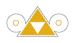 Tri Force Charm machine embroidery design (3 versions included) DIGITAL DOWNLOAD Online Hot Sale