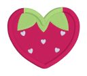 Strawberry Heart patch June 2024 Mystery Bundle (2 sizes included) machine embroidery design DIGITAL DOWNLOAD Cheap