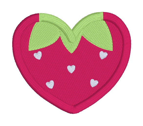 Strawberry Heart patch June 2024 Mystery Bundle (2 sizes included) machine embroidery design DIGITAL DOWNLOAD Cheap