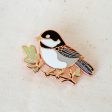 Chickadee Enamel Pin For Discount