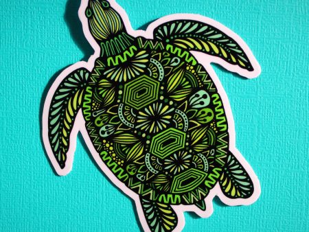 Sea Turtle Vinyl Sticker For Discount