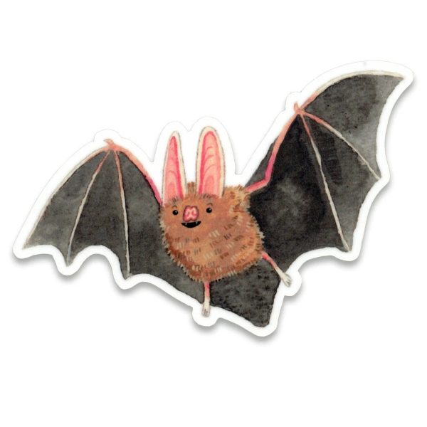 Flying Bat Vinyl Sticker For Discount