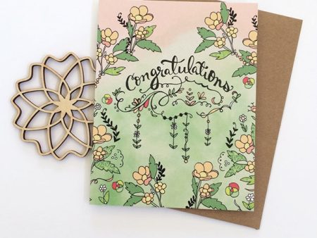 Congratulations Buttercup Greeting Card on Sale