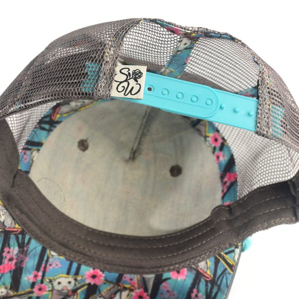 Opossum Blossom Trucker Hat Online Hot Sale