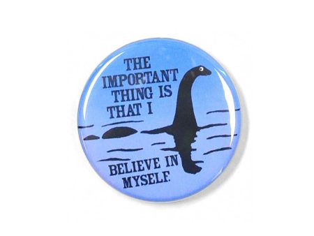 Nessie Believe 1.25  Pinback Button Online now